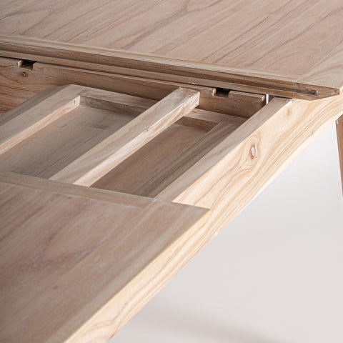 Mesa de Comedor Extensible con Madera Mindi NYRY