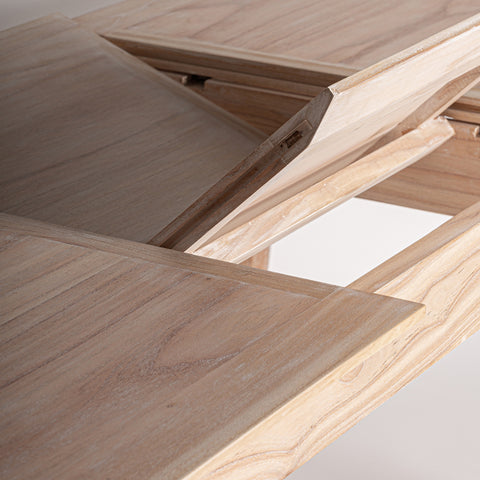 Mesa de Comedor Extensible con Madera Mindi NYRY