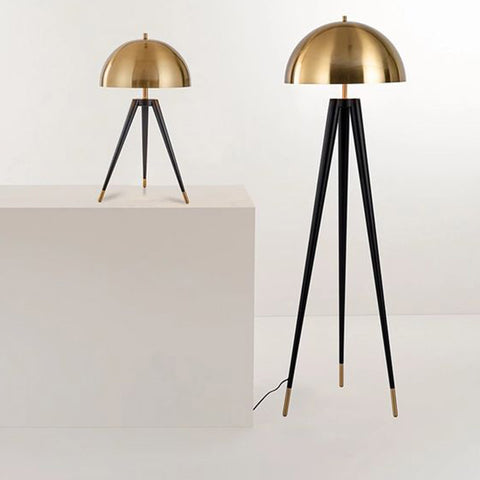 Lámpara de Mesa Dorada HONGO