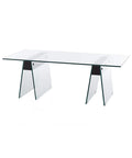 Mesa de Centro en Madera y Cristal Templado VALLE