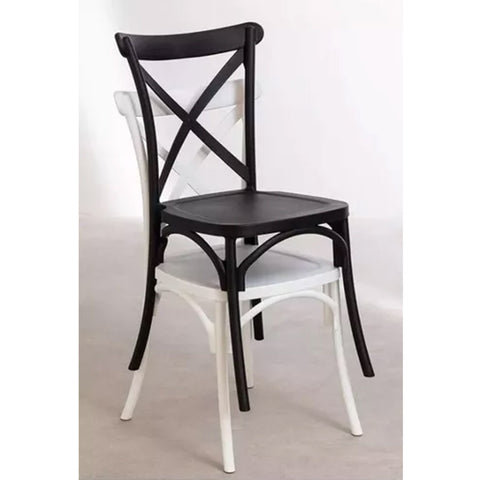 Pack de 4 Sillas de Comedor en Polipropileno CROSS