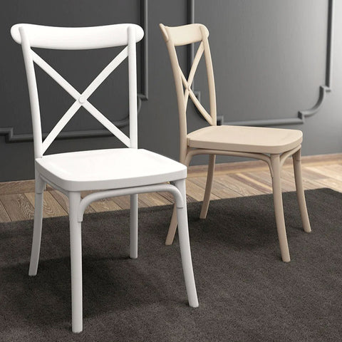 Pack de 4 Sillas de Comedor en Polipropileno CROSS