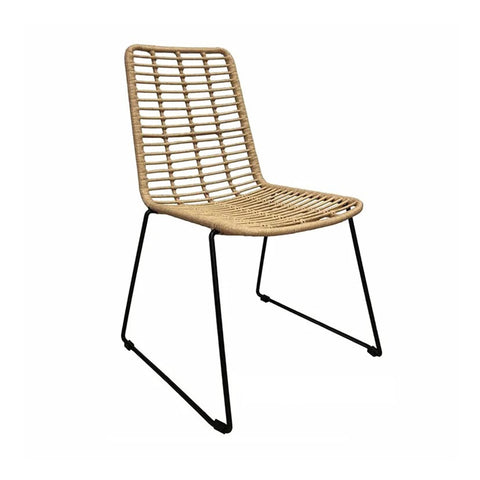 Pack de 4 Sillas de Comedor de Ratán BOGOR