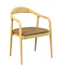Pack de 2 Sillones en Madera y Piel Vegana YDALIA