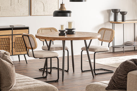 Mesa de Comedor Madera de Abeto LONGFORD
